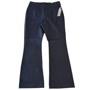 NWT Soft Surroundings SoftEssential Ponte Pull On Bootcut Pants Womens M Black